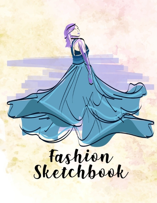 Fashion Sketchbook : Fashion Design Sketch Book with Silhouette